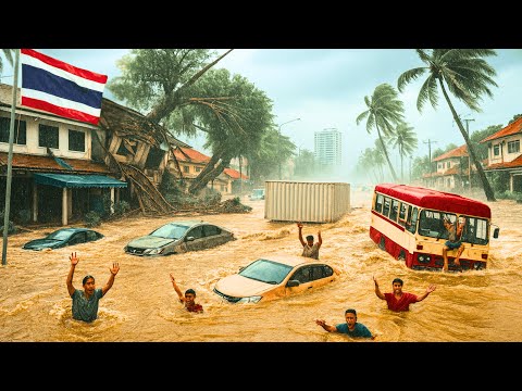CHAOS in Thailand! Catastrophic Flooding Swept Away Many Vehicles, Homes in Chiang Mai